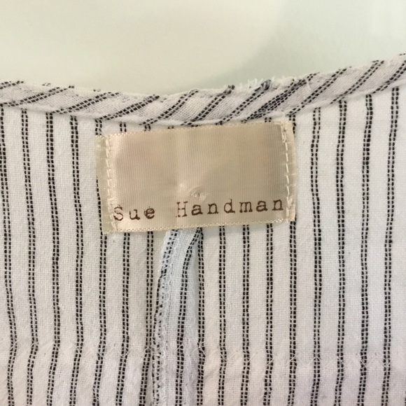 Sue Handman designer pinstripe cotton tunic - Picture 7 of 9